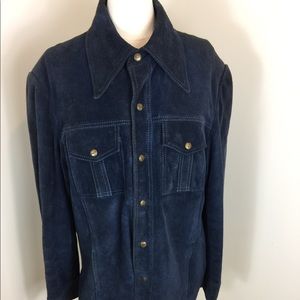 Kent field split cowhide men’s genuine shade coat